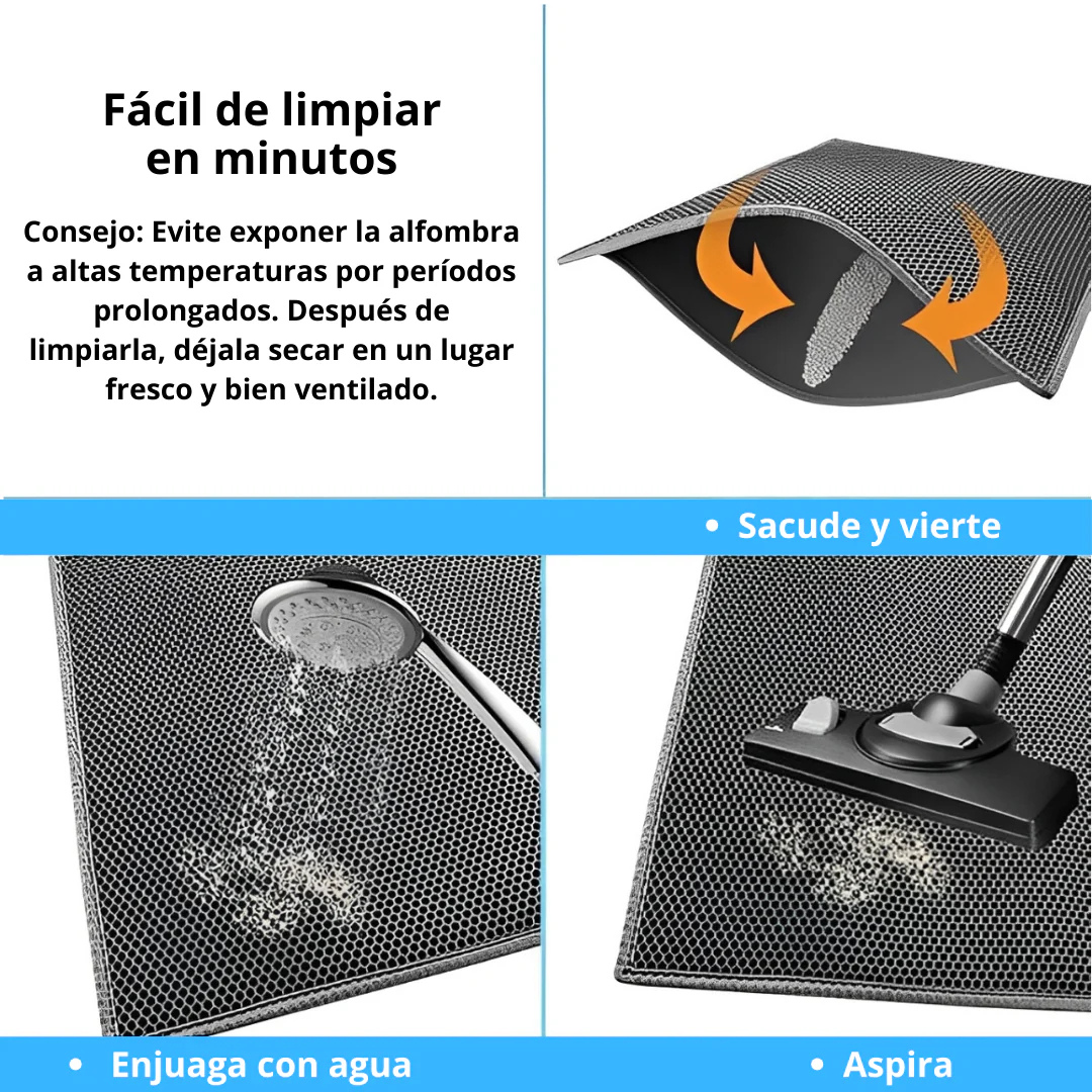 Alfombra recolector de arena para gatos premium