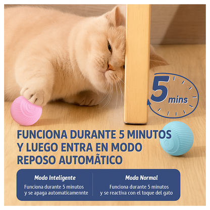 Pelota interactiva para gatos